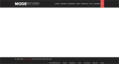 Desktop Screenshot of modesektionen.dk